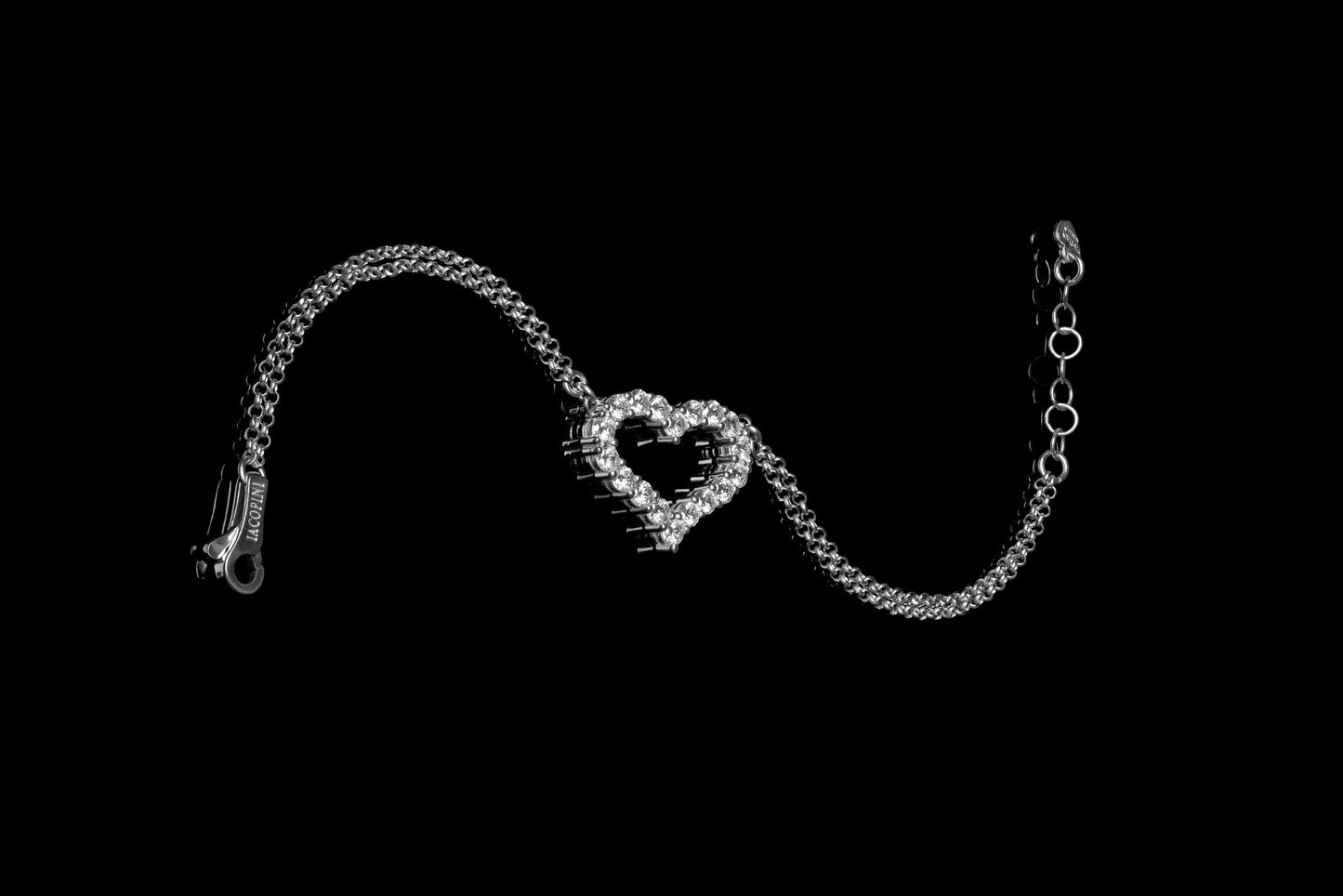 JCK Bracciale Cuore ref. 31999.br Argento Sterling