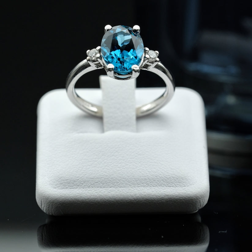 Anello London Blu