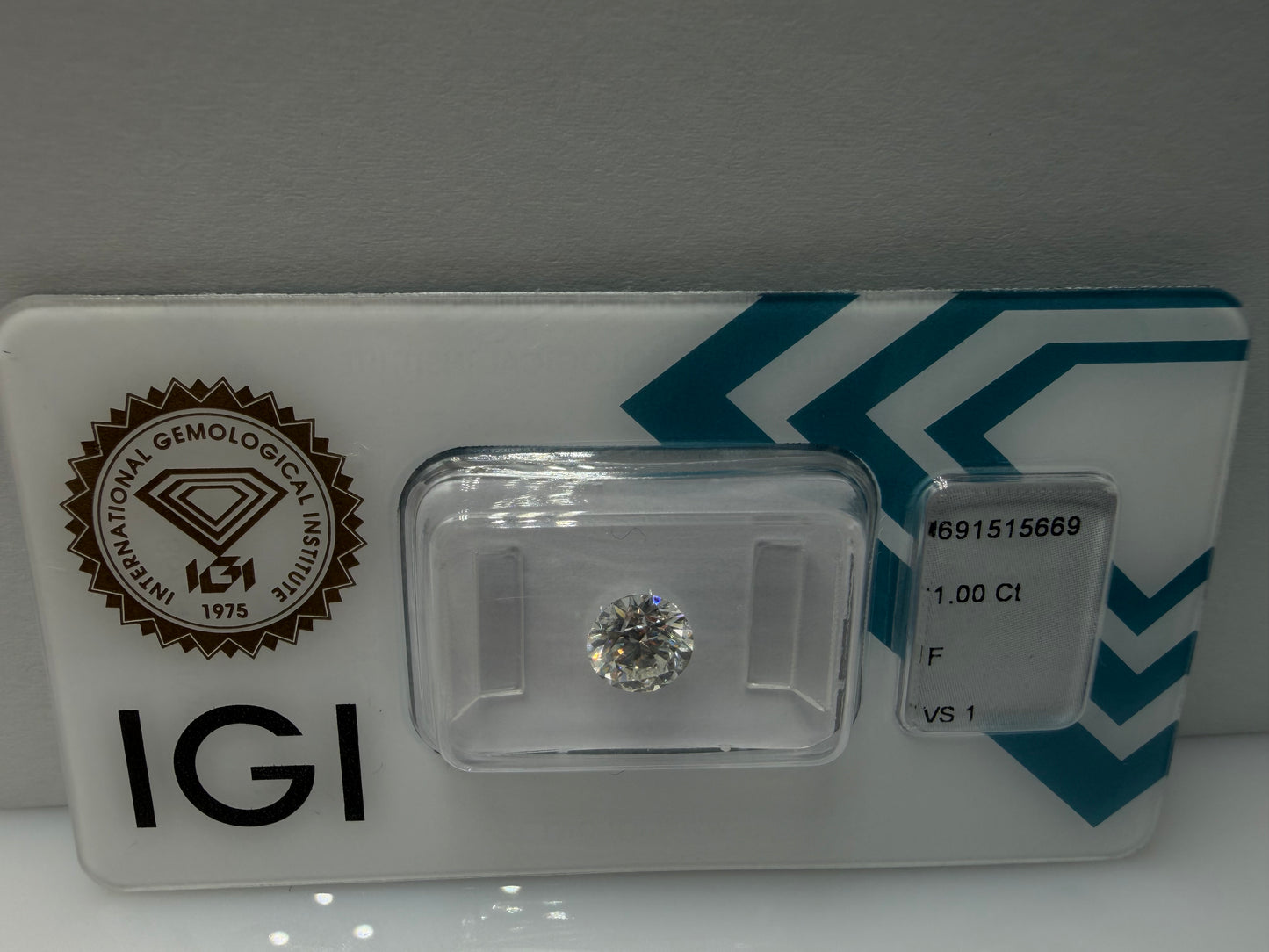 Diamante IGI 1,00 VS1 F round