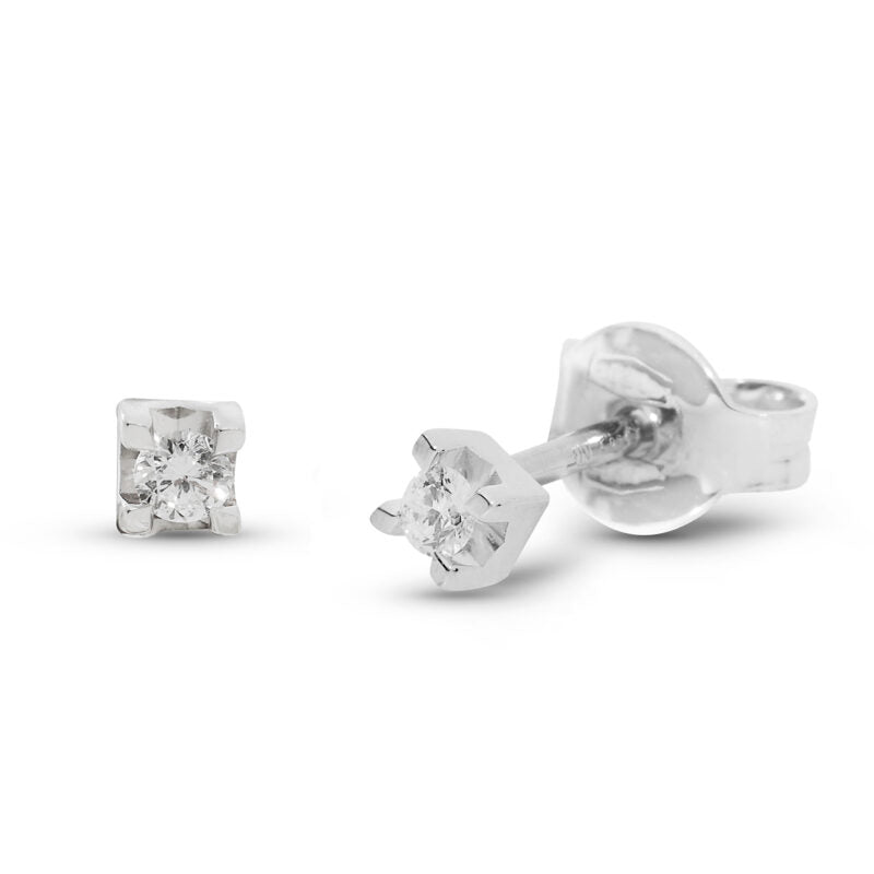 DI LEO - ORECCHINI DIAMANTATI