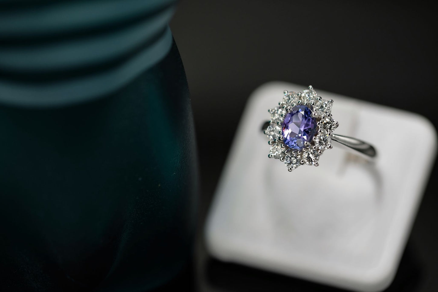 Anello tanzanite 0,75 - 0,70
