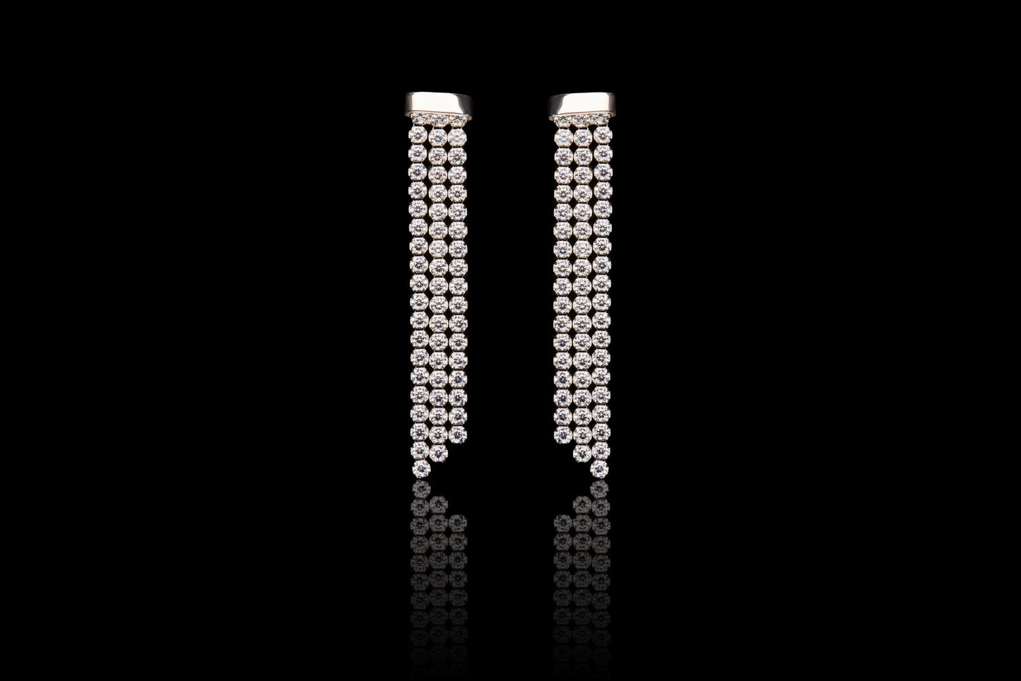 Tennis Orecchini 3 fili ref. 77182 Argento Sterling