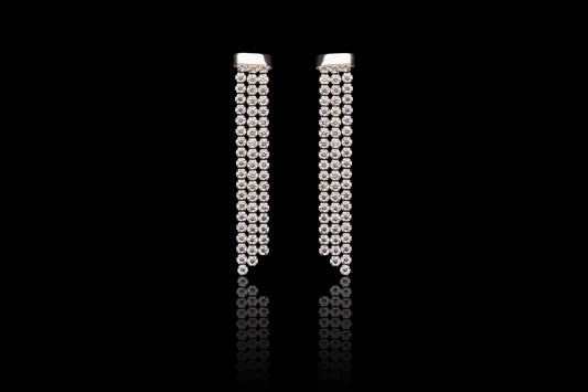 Tennis Orecchini 3 fili ref. 77182 Argento Sterling