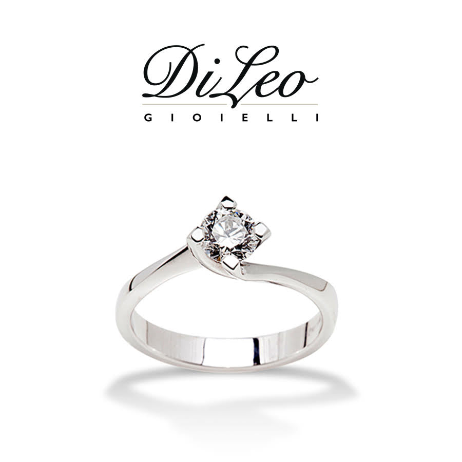 Anello con diamante Di Leo Gioielli