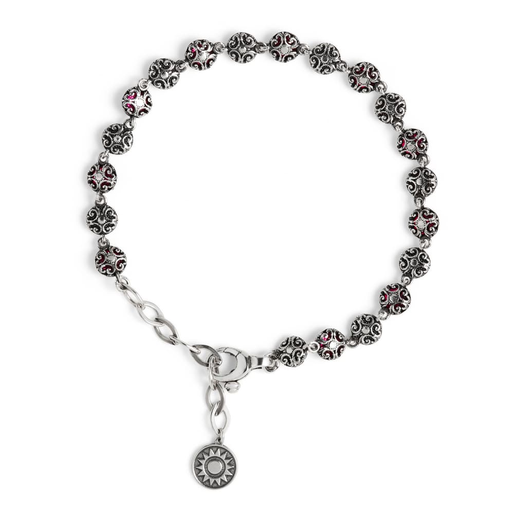 Bracciale Fregio Con Pietre Ruby - R1093/185/Rv/Pr