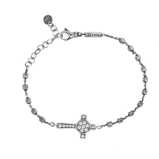 Bracciale Rosario Croce Nativita' - R814/185/Rv/Pb