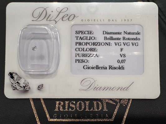DI LEO - Diamante Naturale 0.07 in blister