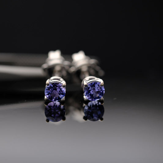 Orecchini tanzanite 0,76