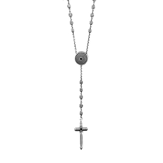 COLLANA ROSARIO SCUDO ROMANO UOMO